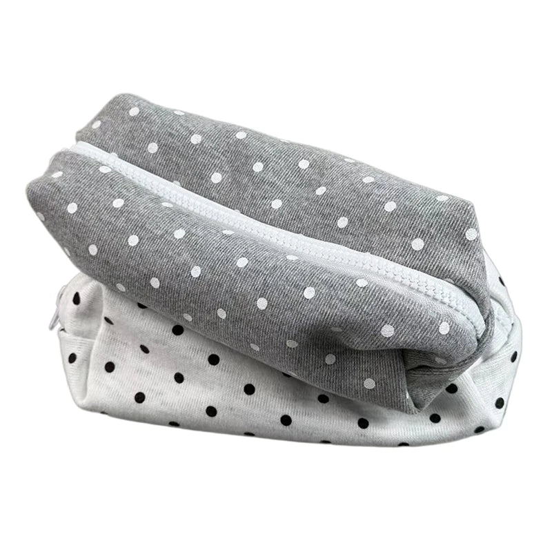 Polka Dot Pencil Case – Large Capacity Stationery Organizer