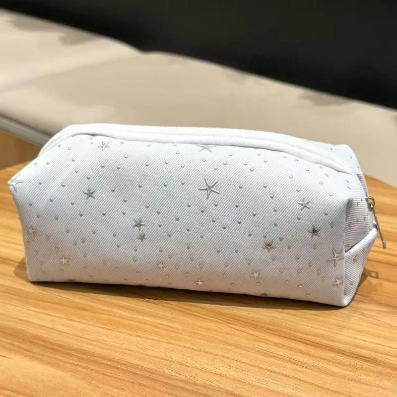 Polka Dot Pencil Case – Large Capacity Stationery Organizer