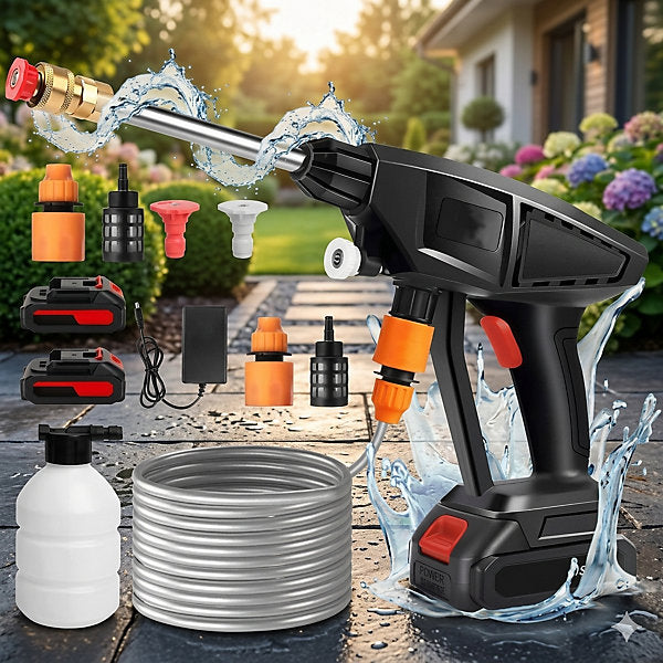 Cordless Portable Pressure Washer – High-Pressure Car & Home Cleaner