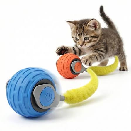 Smart Interactive Rolling Ball for Cats | USB Rechargeable